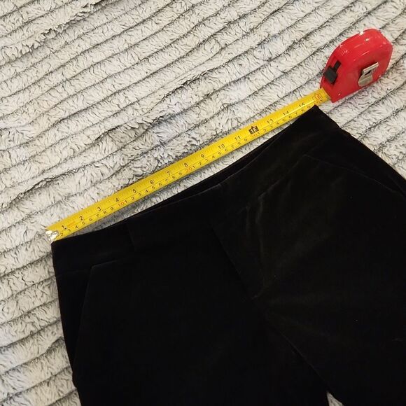 Black velvet feel Club Monaco pants size 4, new without tags! - Picture 5 of 11
